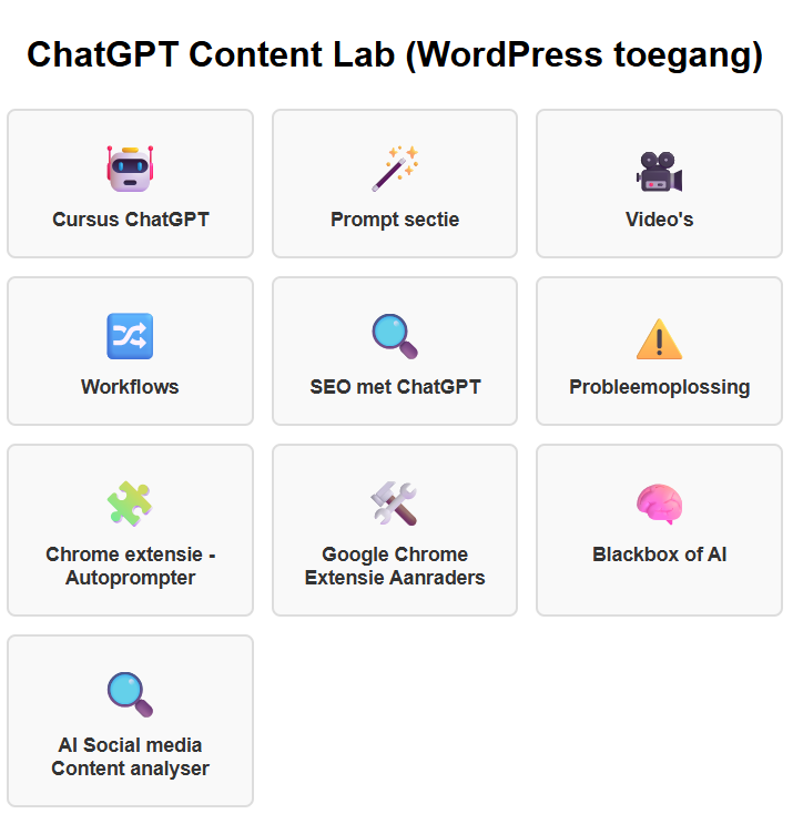 ChatGPT dashboard